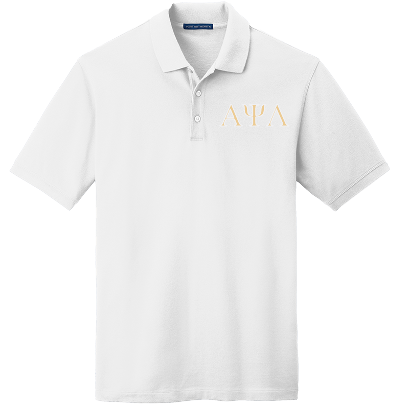 Alpha Psi Lambda Men's Embroidered Polo Shirt