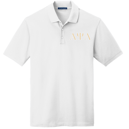 Alpha Psi Lambda Men's Embroidered Polo Shirt