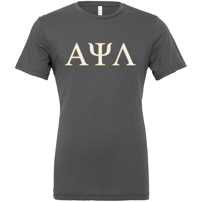 Alpha Psi Lambda Lettered Short Sleeve T-Shirts