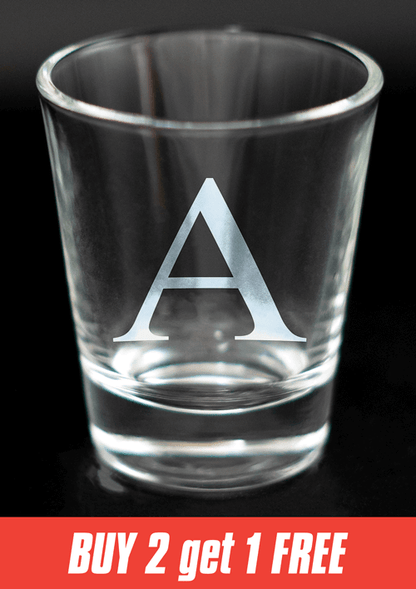 Greek Letter Shot Glasses