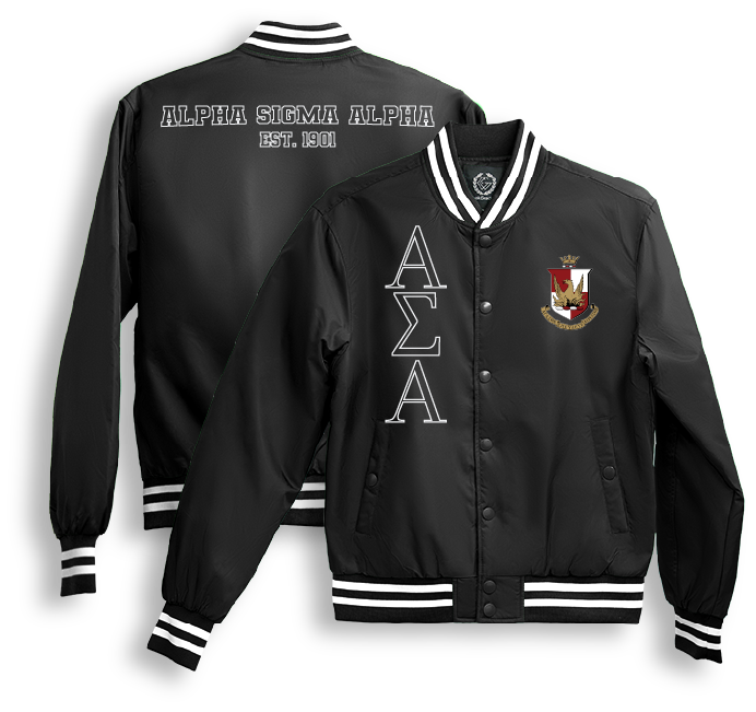 Alpha Sigma Alpha  Bomber Jacket