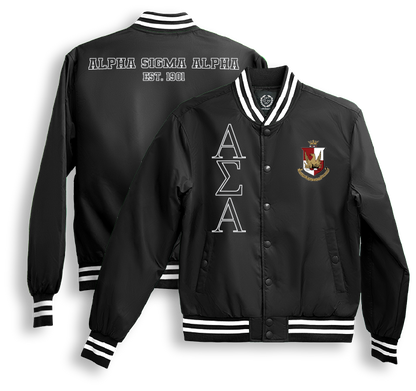 Alpha Sigma Alpha  Bomber Jacket