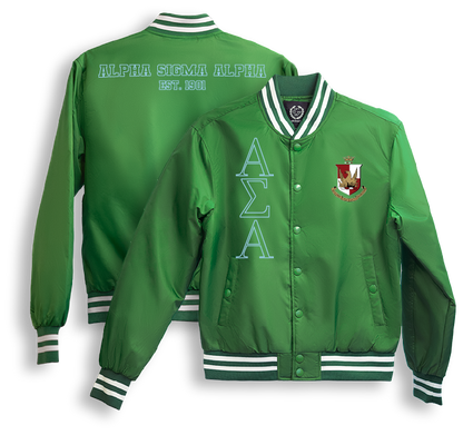 Alpha Sigma Alpha  Bomber Jacket