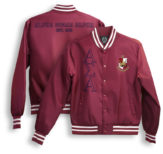 Alpha Sigma Alpha  Bomber Jacket