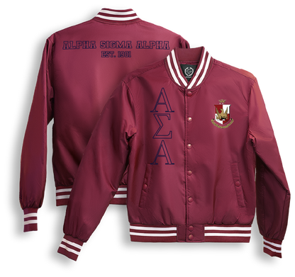 Alpha Sigma Alpha  Bomber Jacket