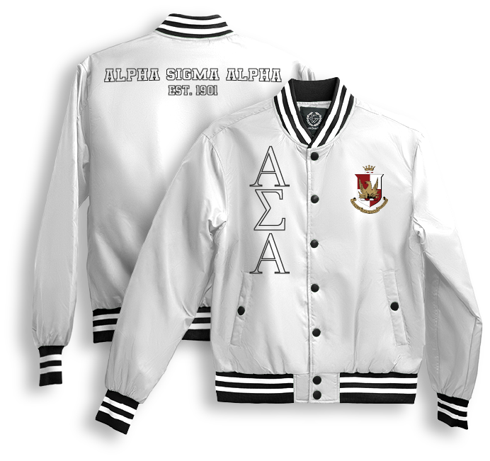 Alpha Sigma Alpha  Bomber Jacket