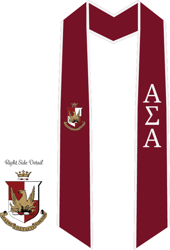 Alpha Sigma Alpha Graduation Stoles