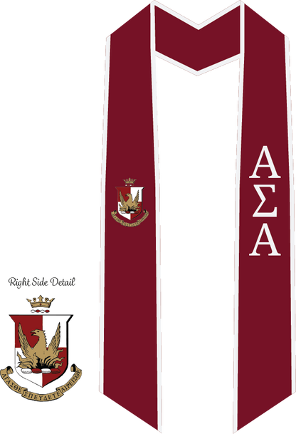 Alpha Sigma Alpha Graduation Stoles