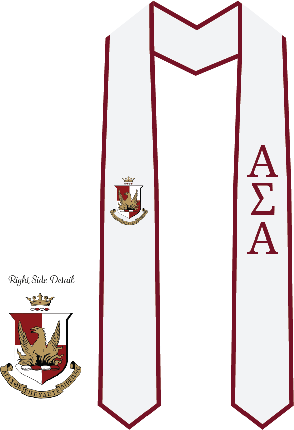 Alpha Sigma Alpha Graduation Stoles