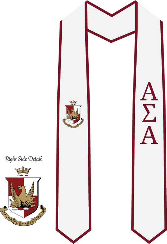 Alpha Sigma Alpha Graduation Stoles