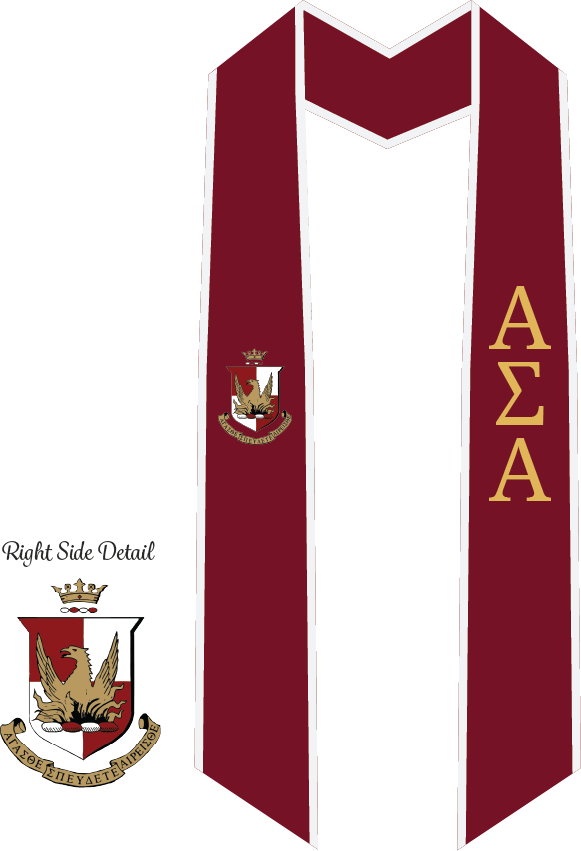 Alpha Sigma Alpha Graduation Stoles
