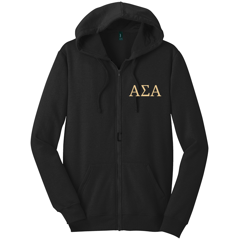 Alpha Sigma Alpha Zip-Up Hooded Sweatshirts