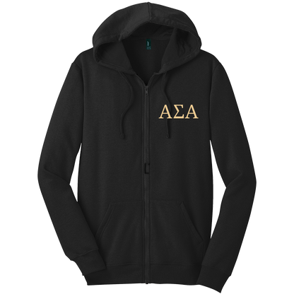 Alpha Sigma Alpha Zip-Up Hooded Sweatshirts