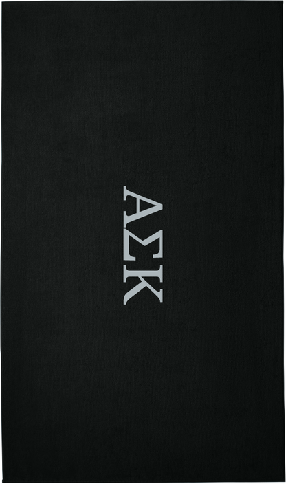Alpha Sigma Kappa Lettered Beach Towels