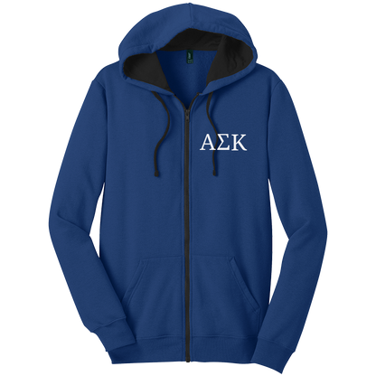 Alpha Sigma Kappa Zip-Up Hooded Sweatshirts