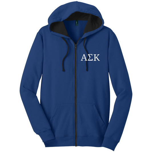 Alpha Sigma Kappa Zip-Up Hooded Sweatshirts