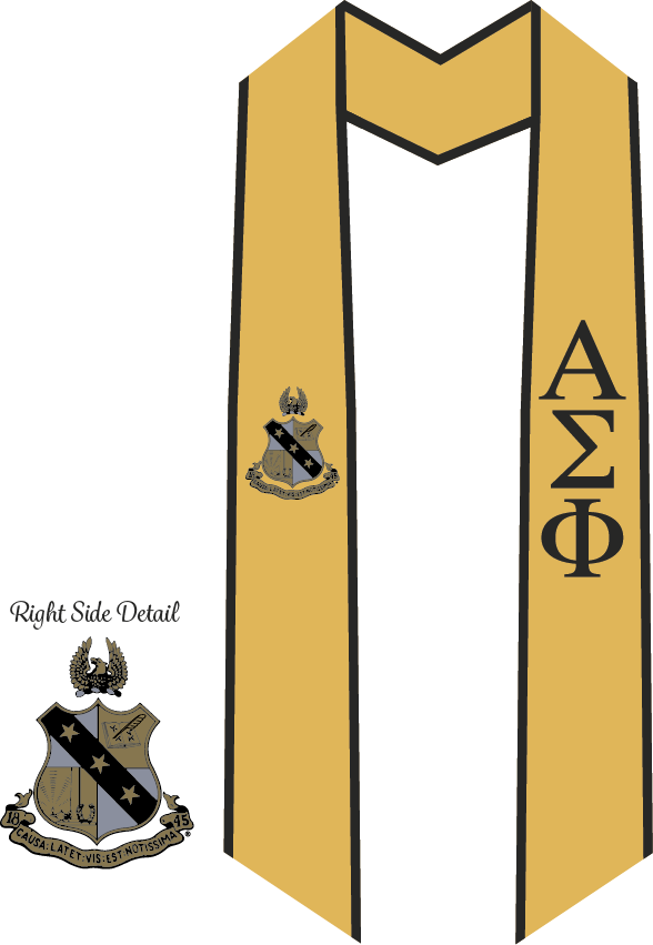 Alpha Sigma Phi Graduation Stoles