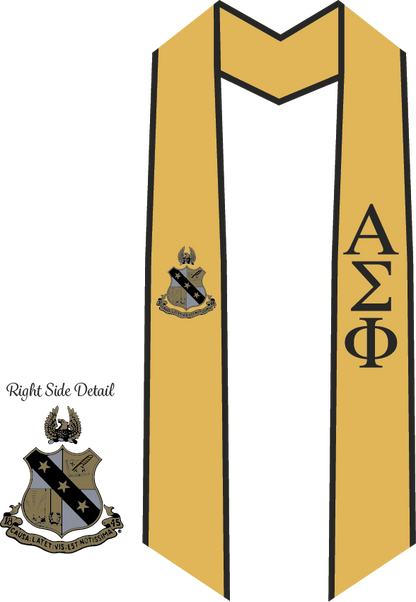 Alpha Sigma Phi Graduation Stoles