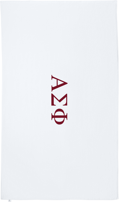 Alpha Sigma Phi Lettered Beach Towels