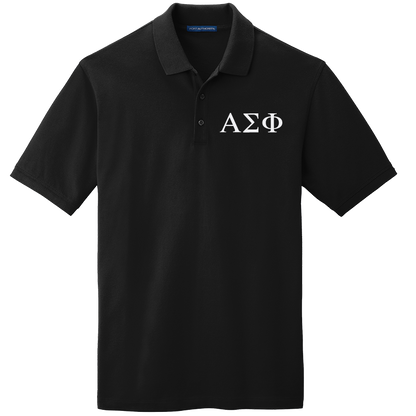 Alpha Sigma Phi Men's Embroidered Polo Shirt