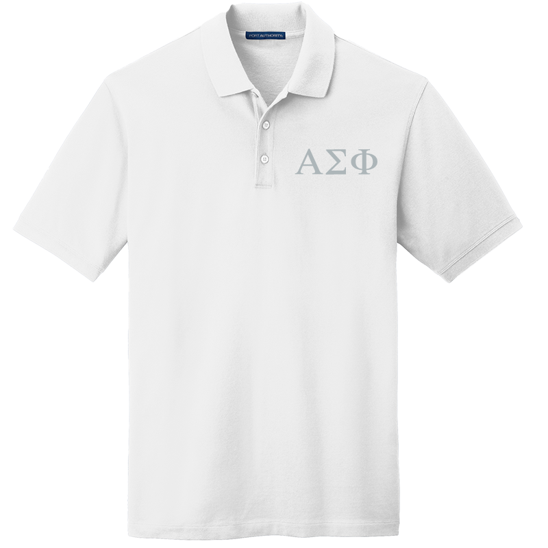 Alpha Sigma Phi Men's Embroidered Polo Shirt