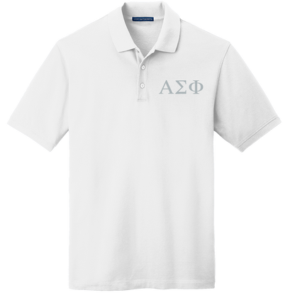 Alpha Sigma Phi Men's Embroidered Polo Shirt