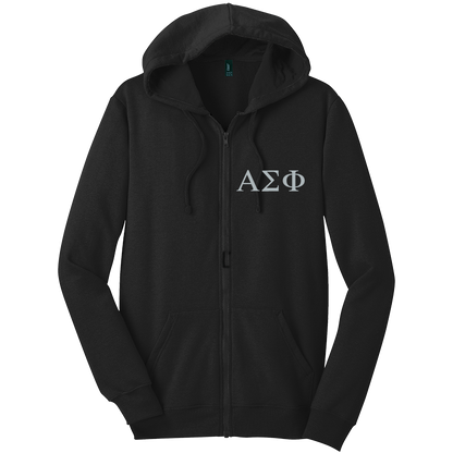 Alpha Sigma Phi Zip-Up Hooded Sweatshirts