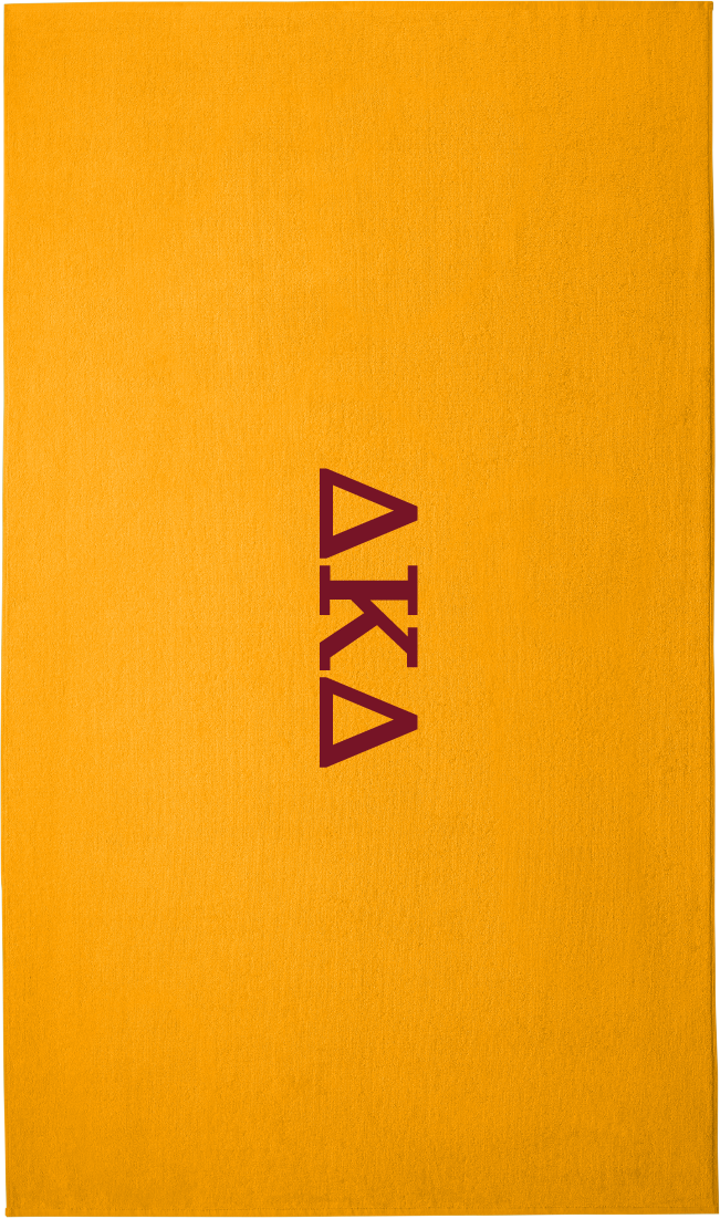 Delta Kappa Delta Lettered Beach Towels