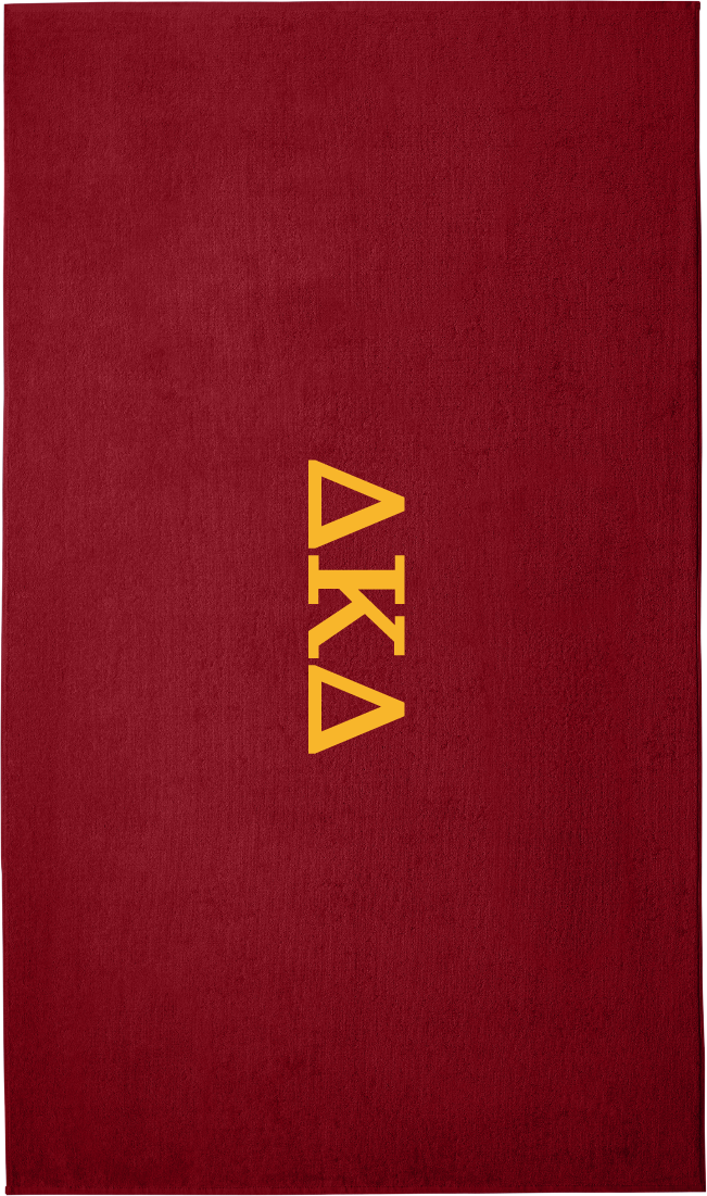 Delta Kappa Delta Lettered Beach Towels