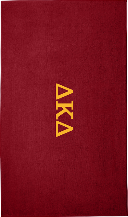 Delta Kappa Delta Lettered Beach Towels
