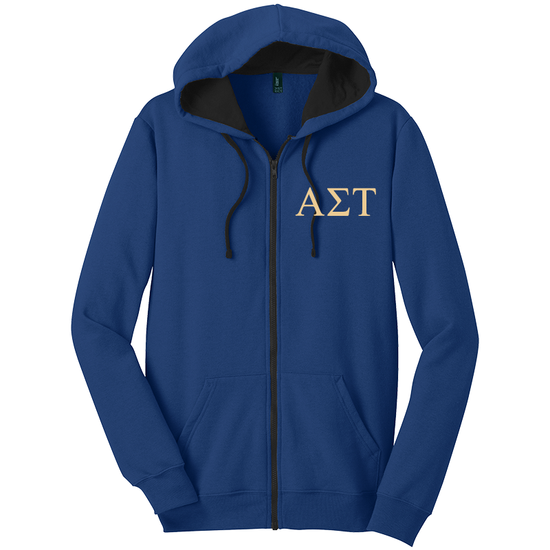 Alpha Sigma Tau Zip-Up Hooded Sweatshirts
