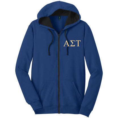 Alpha Sigma Tau Zip-Up Hooded Sweatshirts