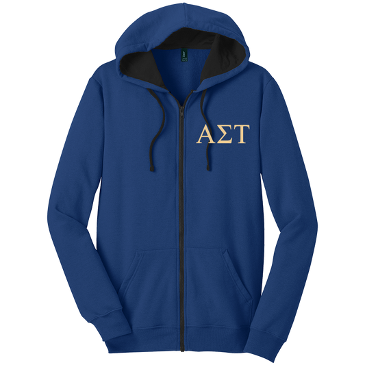 Alpha Sigma Tau Zip-Up Hooded Sweatshirts