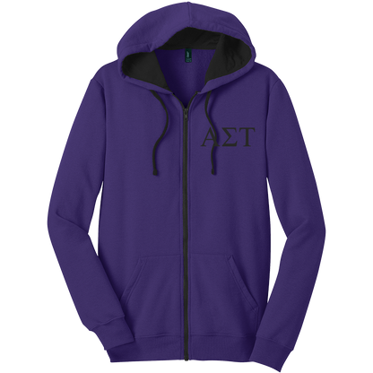 Alpha Sigma Tau Zip-Up Hooded Sweatshirts