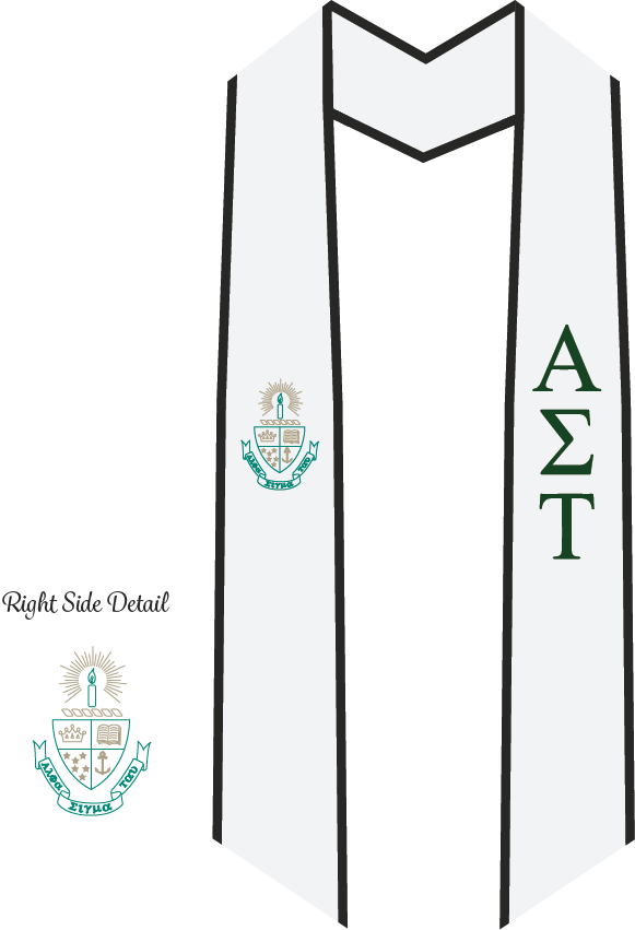 Alpha Sigma Tau Graduation Stoles