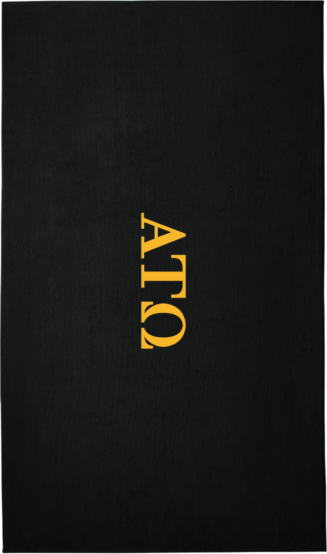 Alpha Tau Omega Lettered Beach Towels