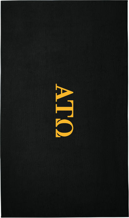 Alpha Tau Omega Lettered Beach Towels