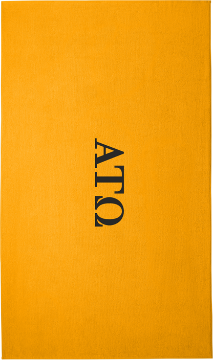 Alpha Tau Omega Lettered Beach Towels