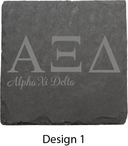 Alpha Xi Delta Stone Coasters - 4-Pack