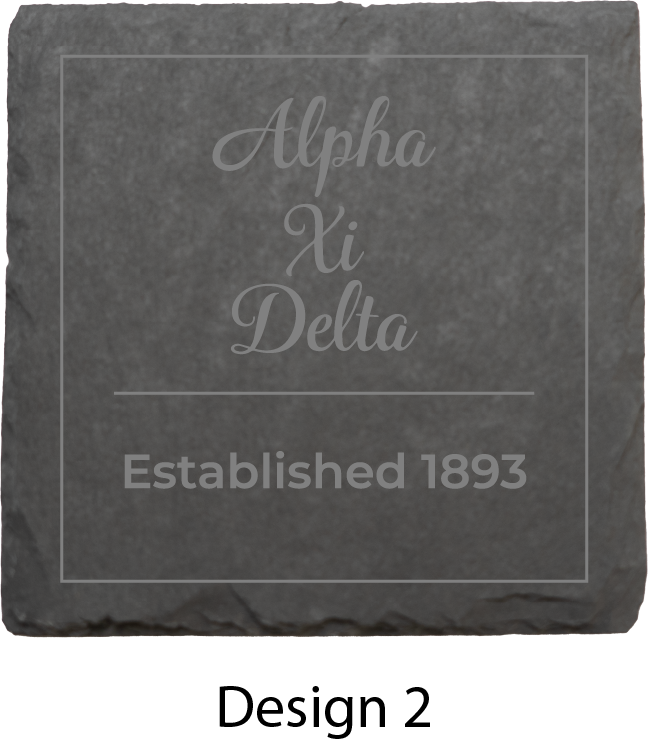 Alpha Xi Delta Stone Coasters - 4-Pack