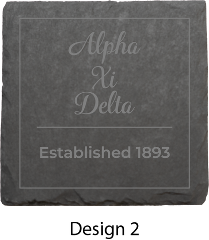 Alpha Xi Delta Stone Coasters - 4-Pack