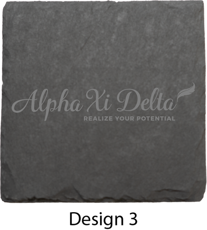 Alpha Xi Delta Stone Coasters - 4-Pack