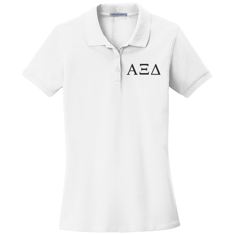 Alpha Xi Delta Ladies' Embroidered Polo Shirt