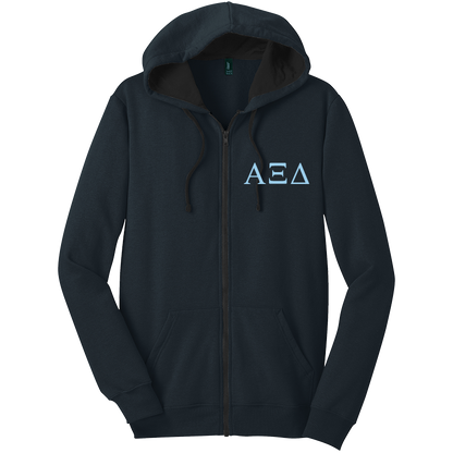 Alpha Xi Delta Zip-Up Hooded Sweatshirts