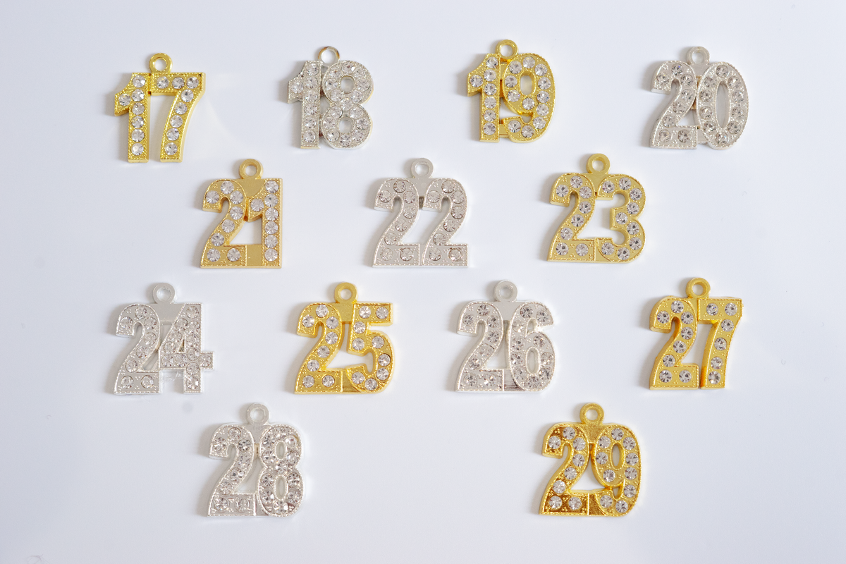 Graduation Tassels with Bling Year Charms