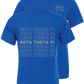 Beta Theta Pi Repeating Name Short Sleeve T-Shirts