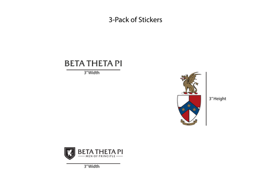 Beta Theta Pi Stickers