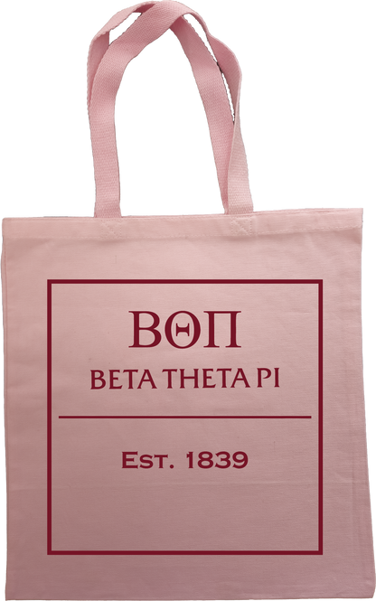 Beta Theta Pi Tote Bags