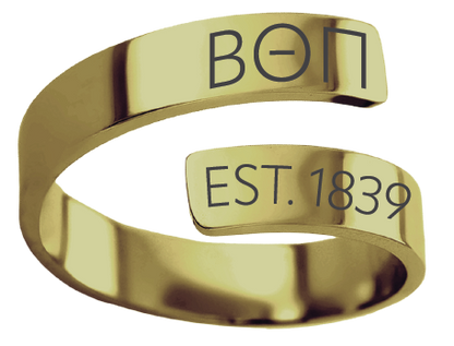 Beta Theta Pi Year and Letters Rings