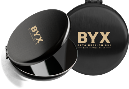 Beta Upsilon Chi Lettered Pocket Mirrors